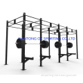 Factory sale crosffit gym equipment,Multi crossfit rig,Pull up Rig, 20 feet Crossfit Rig